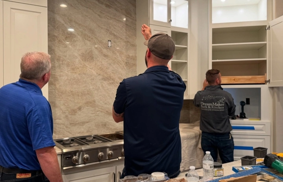 "DreamMaker franchise kitchen remodeling project"