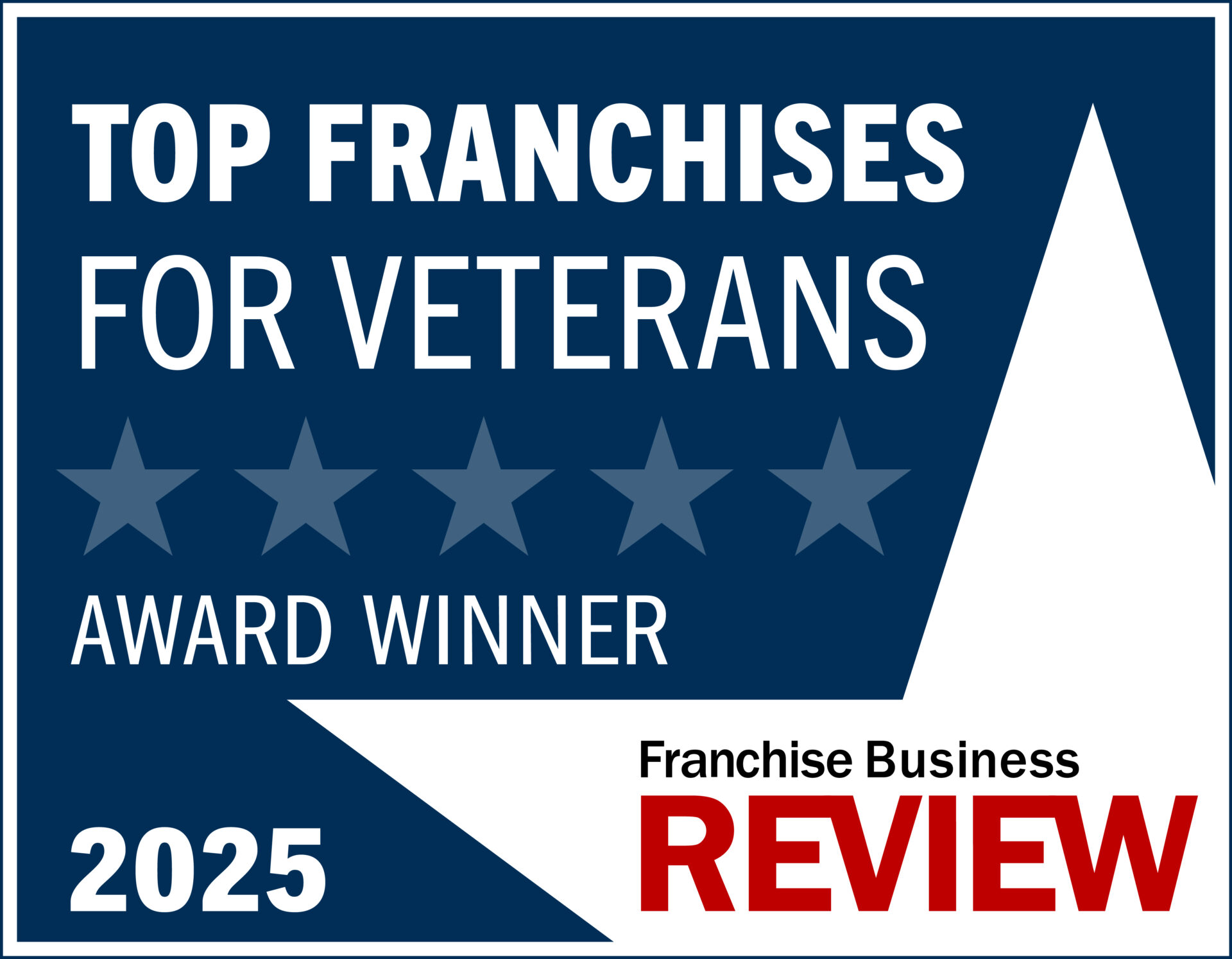 Top Franchises for Veterans Award 2025
