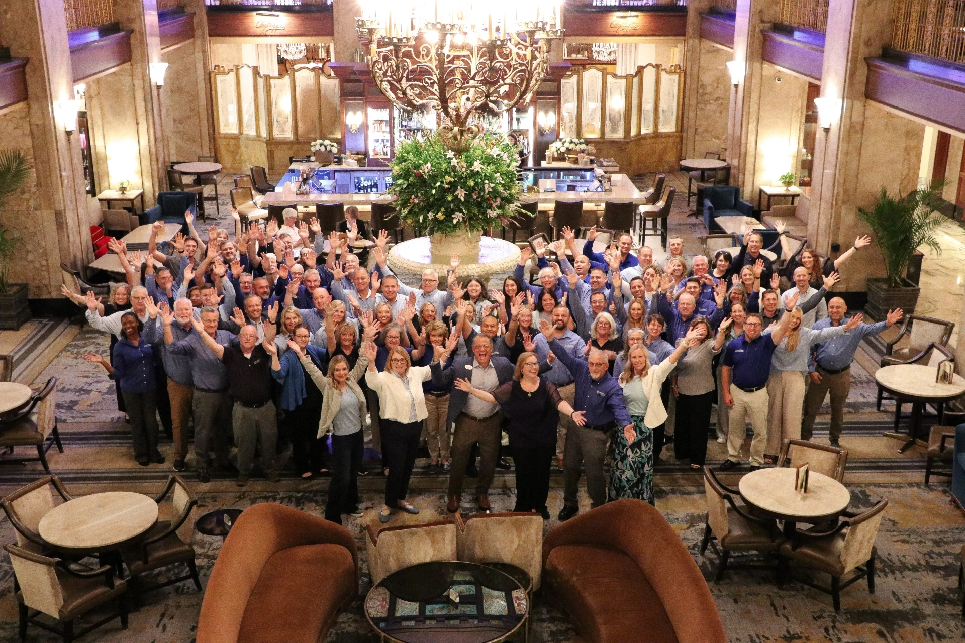 A DreamMaker Bath & Kitchen franchise owners group photo