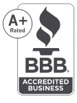 BBB A+ rating badge 2026