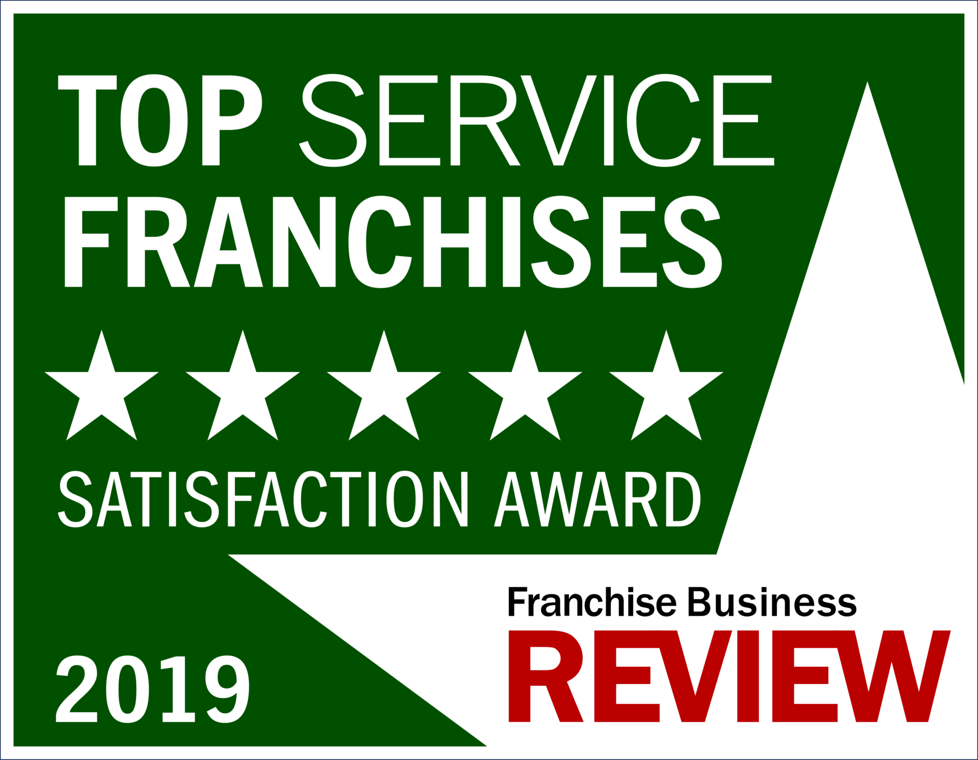 Top Service Franchises Award 2019